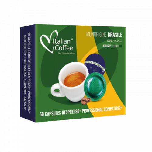 50 dosettes | BRASILE | Compatible Nespresso® Professional